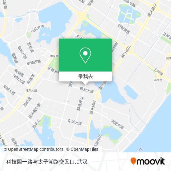 科技园一路与太子湖路交叉口地图