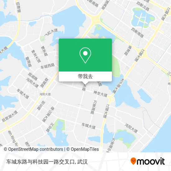 车城东路与科技园一路交叉口地图