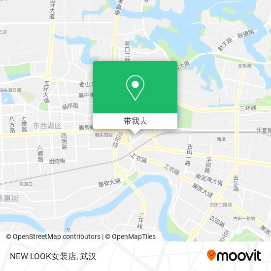 NEW LOOK女装店地图