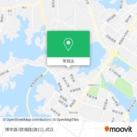 博学路/碧湖路(路口)地图
