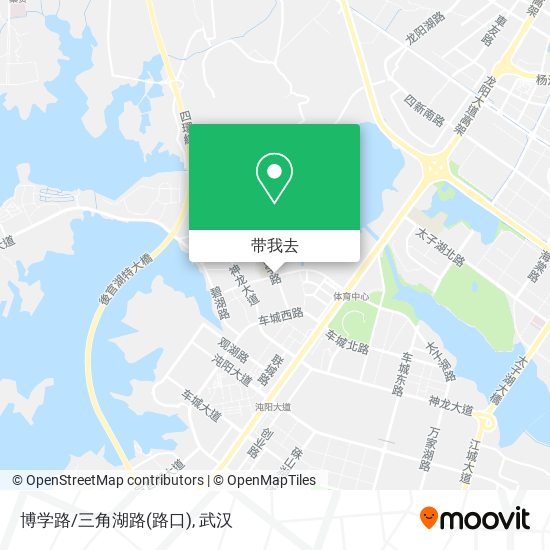 博学路/三角湖路(路口)地图