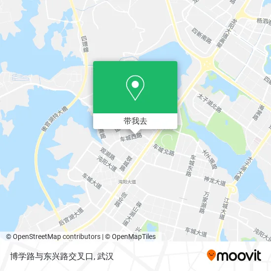 博学路与东兴路交叉口地图