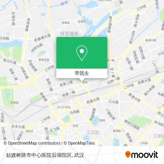 姑嫂树路市中心医院后湖院区地图