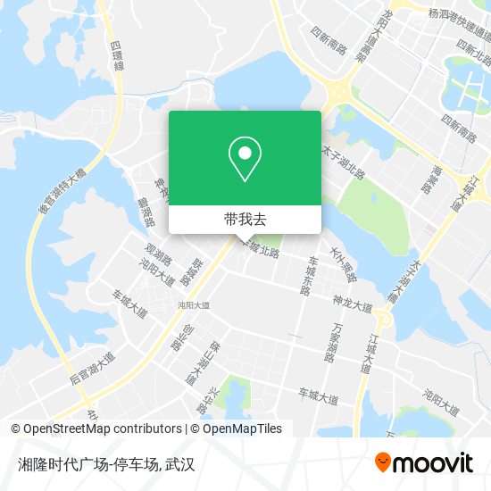 湘隆时代广场-停车场地图