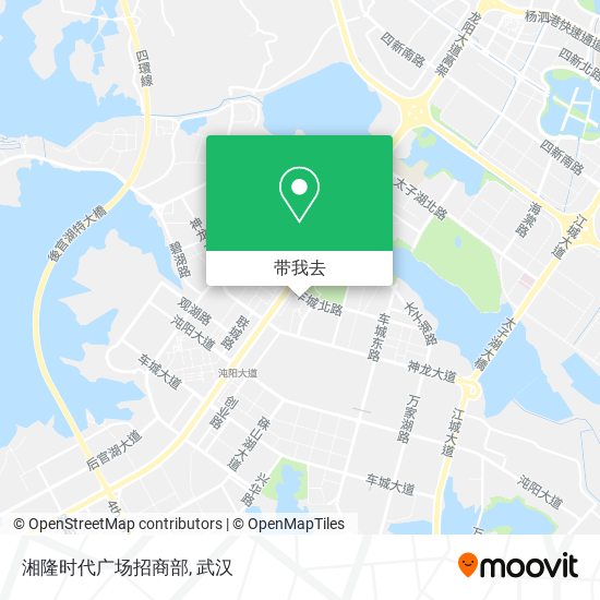 湘隆时代广场招商部地图