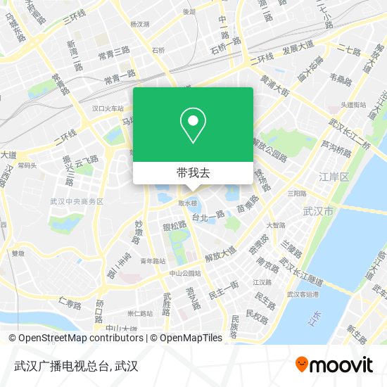 武汉广播电视总台地图
