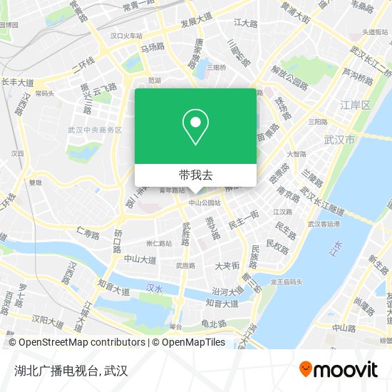 湖北广播电视台地图