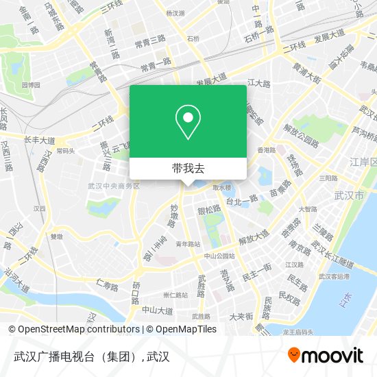 武汉广播电视台（集团）地图