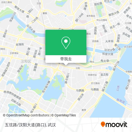 五弦路/汉阳大道(路口)地图