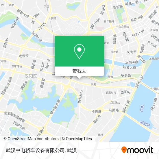 武汉中电轿车设备有限公司地图
