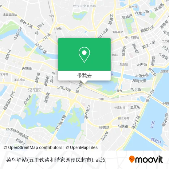 菜鸟驿站(五里铁路和谐家园便民超市)地图