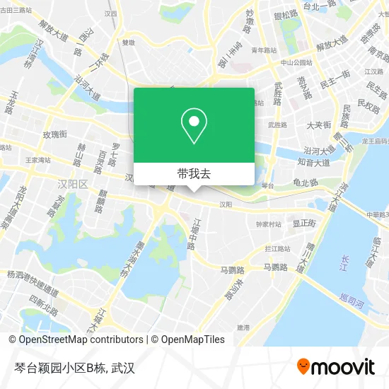 琴台颖园小区B栋地图
