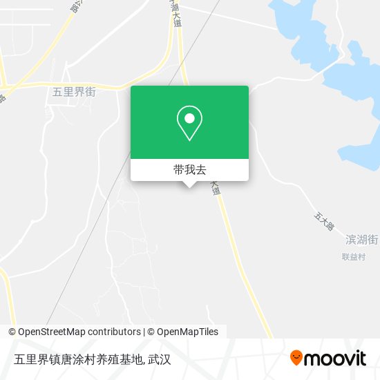 五里界镇唐涂村养殖基地地图