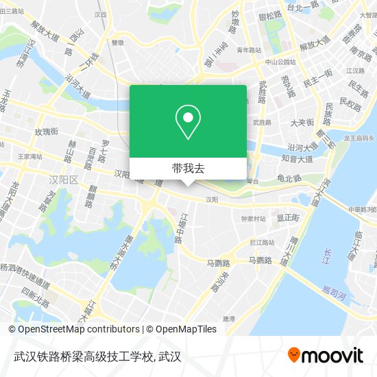 武汉铁路桥梁高级技工学校地图