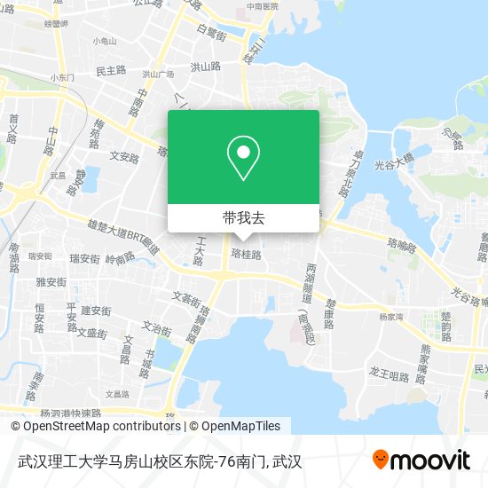 武汉理工大学马房山校区东院-76南门地图