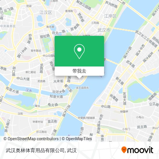 武汉奥林体育用品有限公司地图