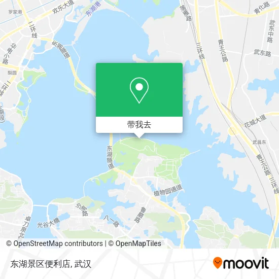 东湖景区便利店地图