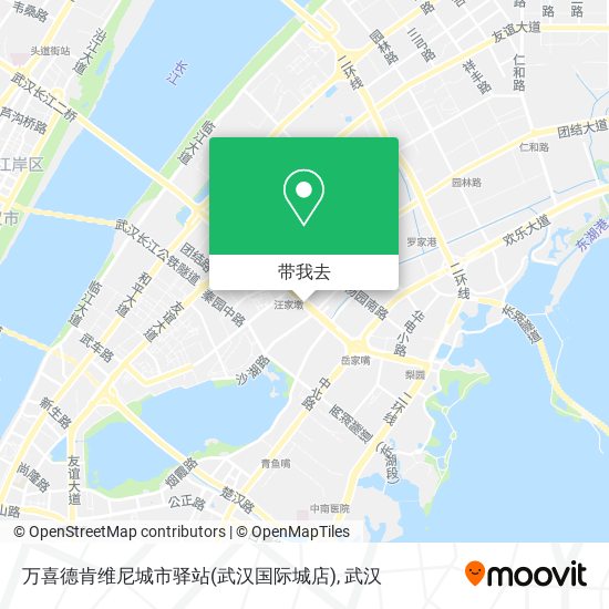 万喜德肯维尼城市驿站(武汉国际城店)地图