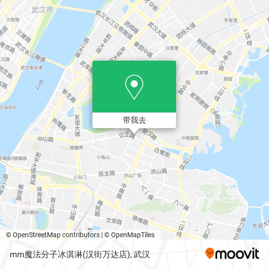 mm魔法分子冰淇淋(汉街万达店)地图
