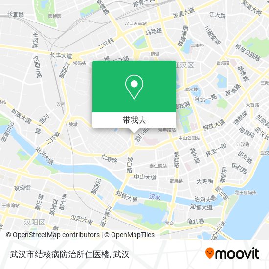 武汉市结核病防治所仁医楼地图