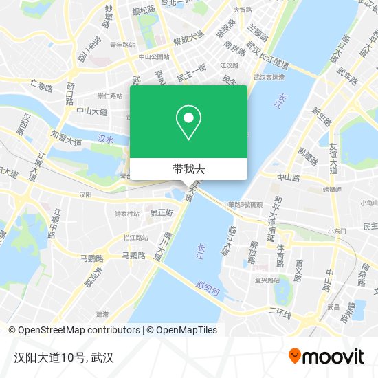 汉阳大道10号地图