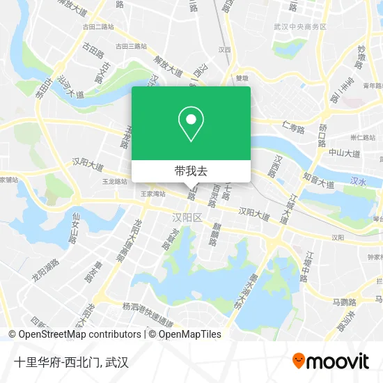 十里华府-西北门地图