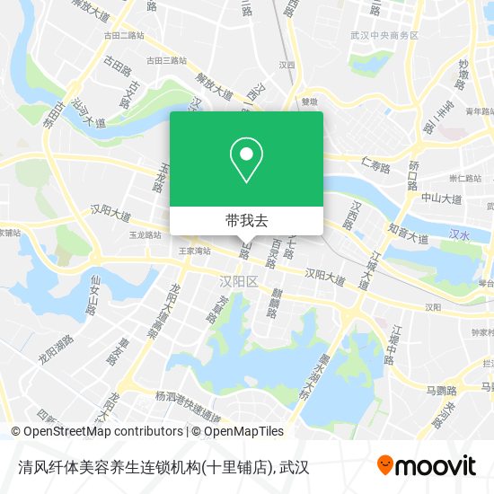 清风纤体美容养生连锁机构(十里铺店)地图