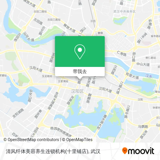 清风纤体美容养生连锁机构(十里铺店)地图