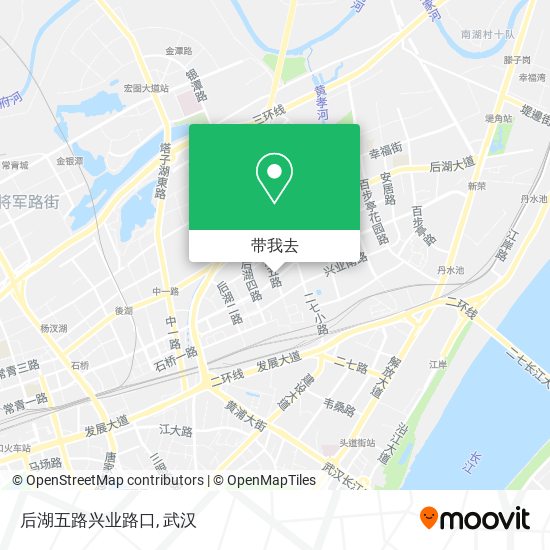 后湖五路兴业路口地图