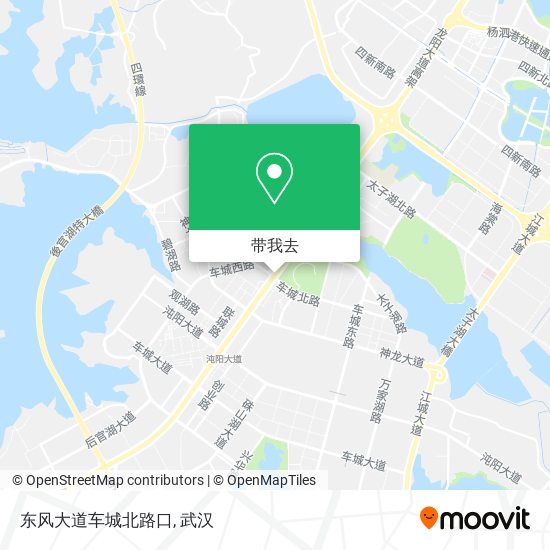 东风大道车城北路口地图