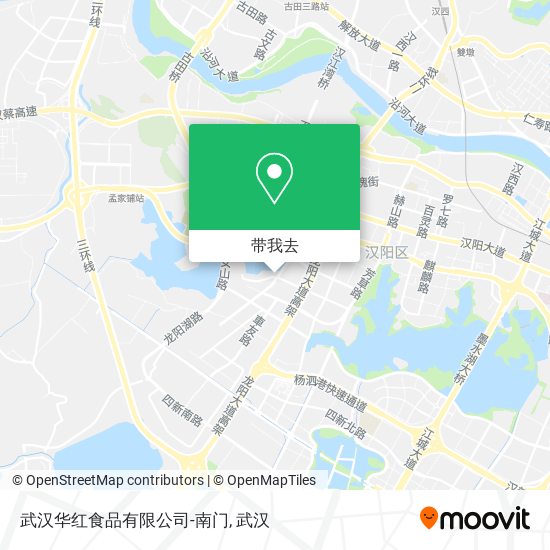武汉华红食品有限公司-南门地图