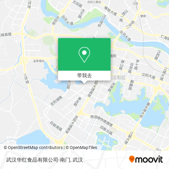武汉华红食品有限公司-南门地图