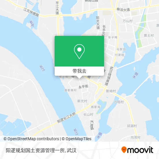 阳逻规划国土资源管理一所地图