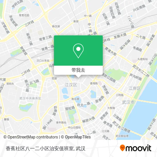 香蕉社区八一二小区治安值班室地图