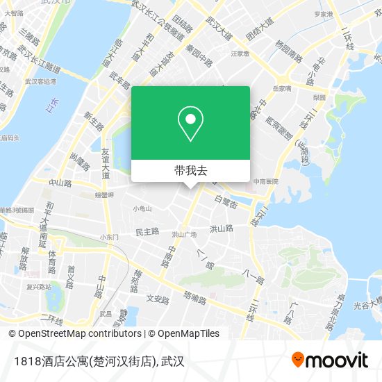 1818酒店公寓(楚河汉街店)地图