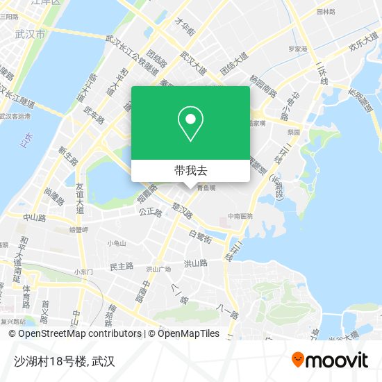 沙湖村18号楼地图