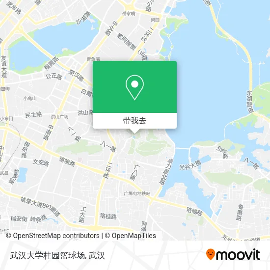 武汉大学桂园篮球场地图