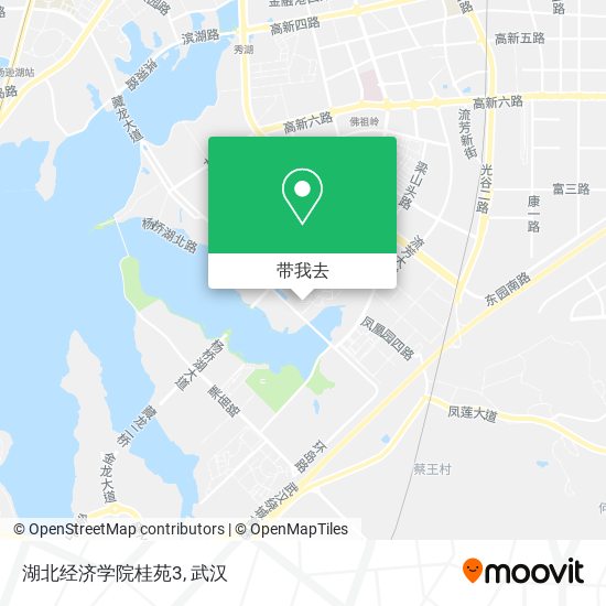 湖北经济学院桂苑3地图