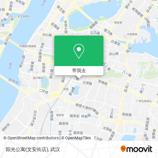 阳光公寓(文安街店)地图