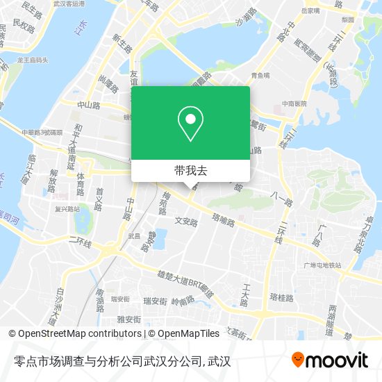 零点市场调查与分析公司武汉分公司地图