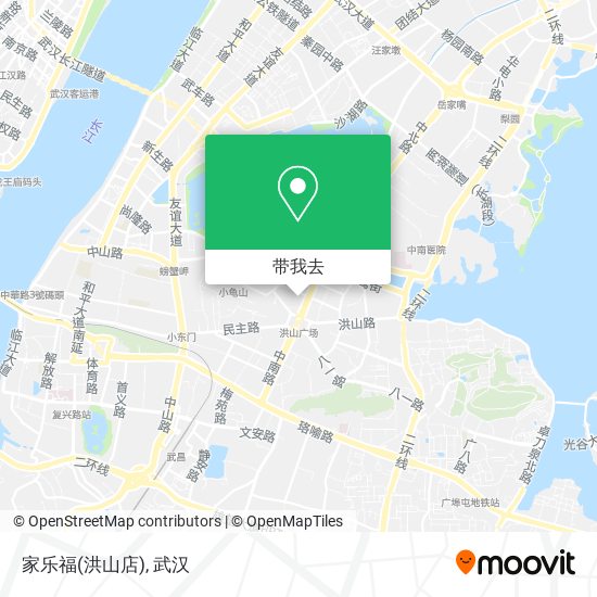 家乐福(洪山店)地图