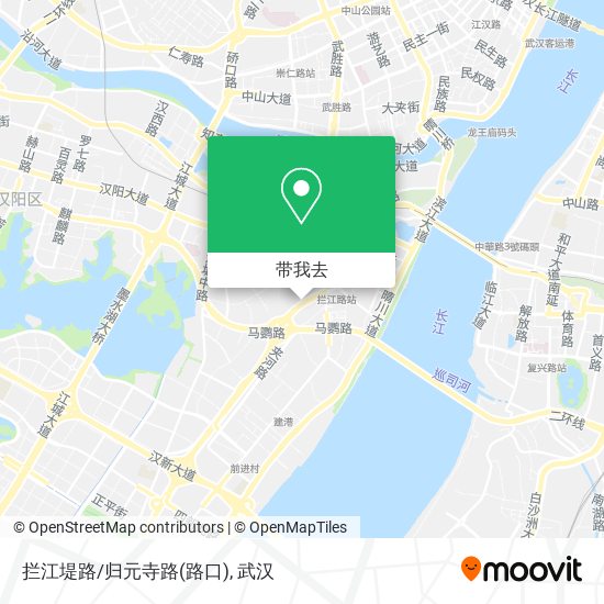 拦江堤路/归元寺路(路口)地图