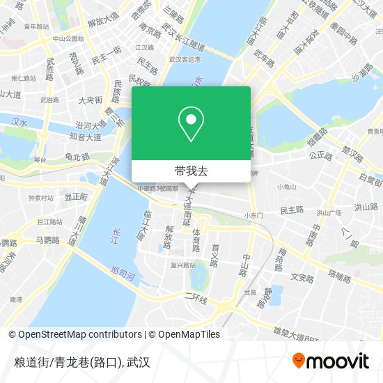 粮道街/青龙巷(路口)地图