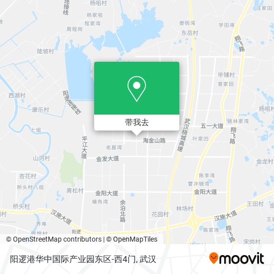 阳逻港华中国际产业园东区-西4门地图