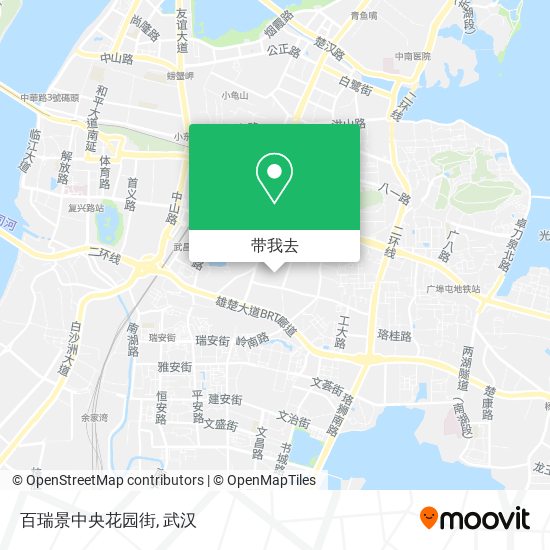 百瑞景中央花园街地图