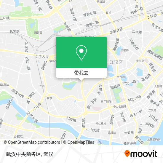 武汉中央商务区地图