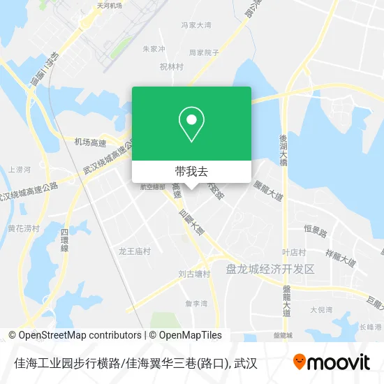佳海工业园步行横路/佳海翼华三巷(路口)地图