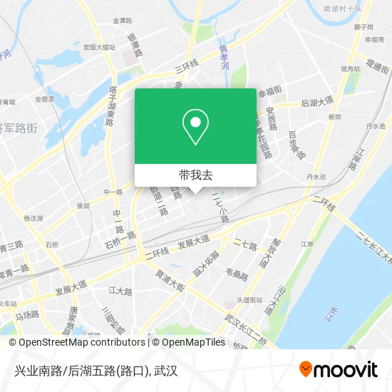 兴业南路/后湖五路(路口)地图