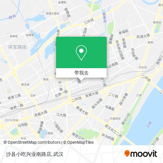 沙县小吃兴业南路店地图