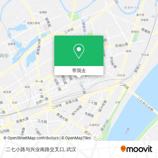 二七小路与兴业南路交叉口地图